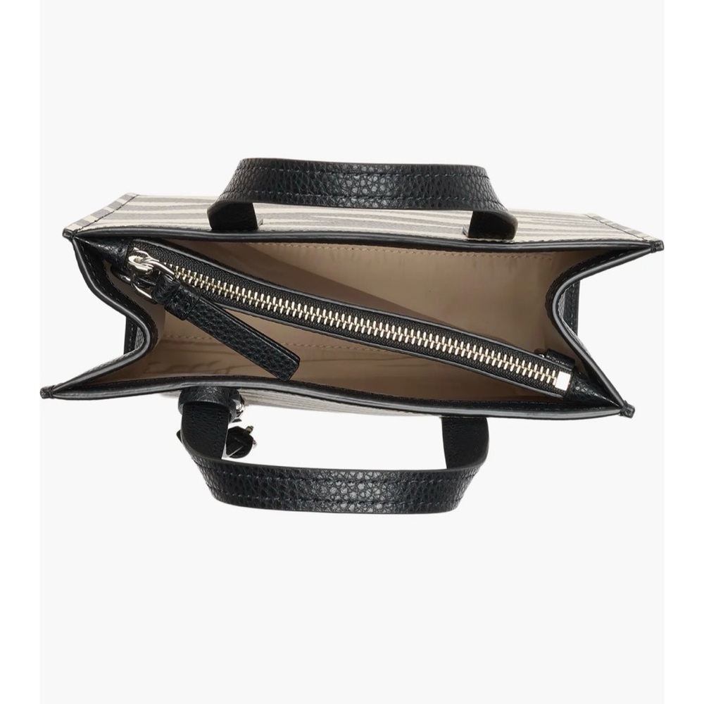 Marc Jacobs Zebra Stripe Mini Bag in Black and Cream - Picture 5 of 9